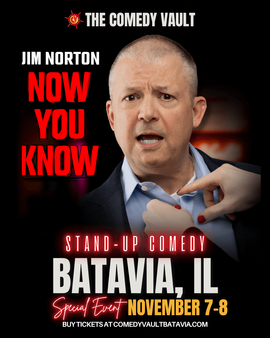 Jim Norton at Great Cedar Showroom at Foxwoods Casino