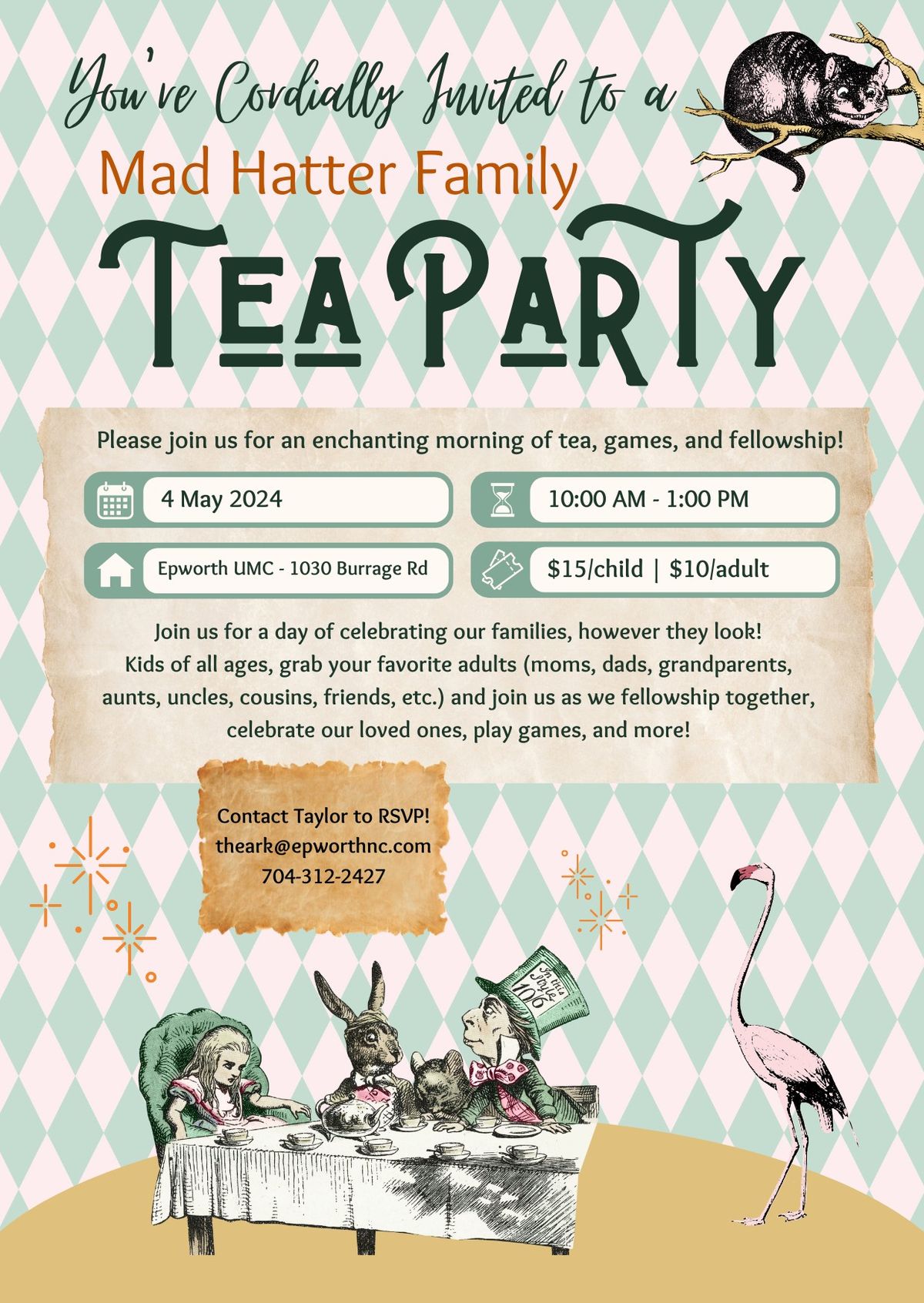 Mad Hatter Family Tea Party