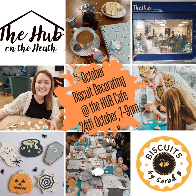 October Biscuit Decorating for Adults @ the HUB Cafe