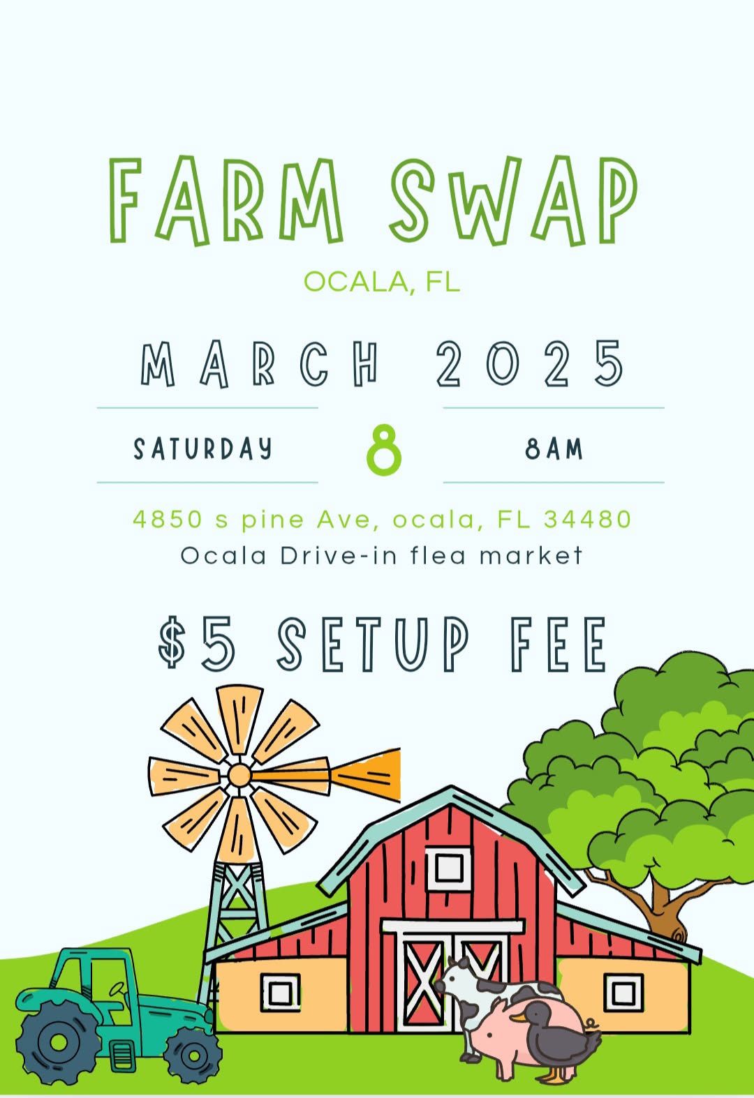 Ocala Drive-In Flea Market Farm Swap