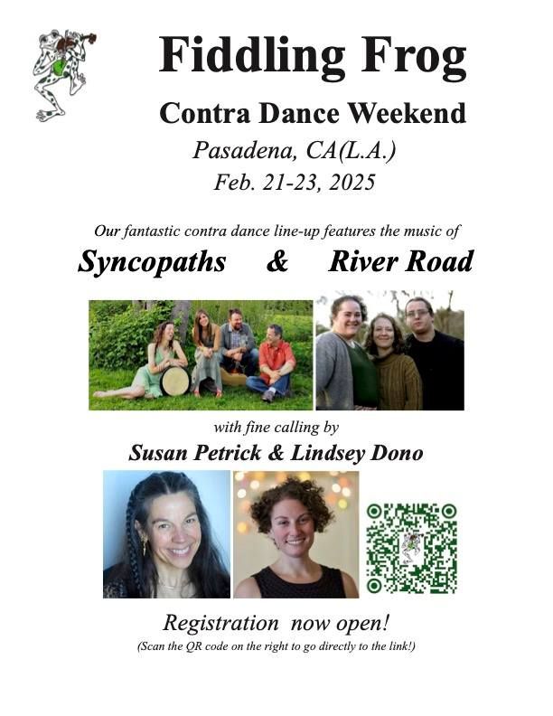 Fiddling Frog Contra Dance Weekend 2025