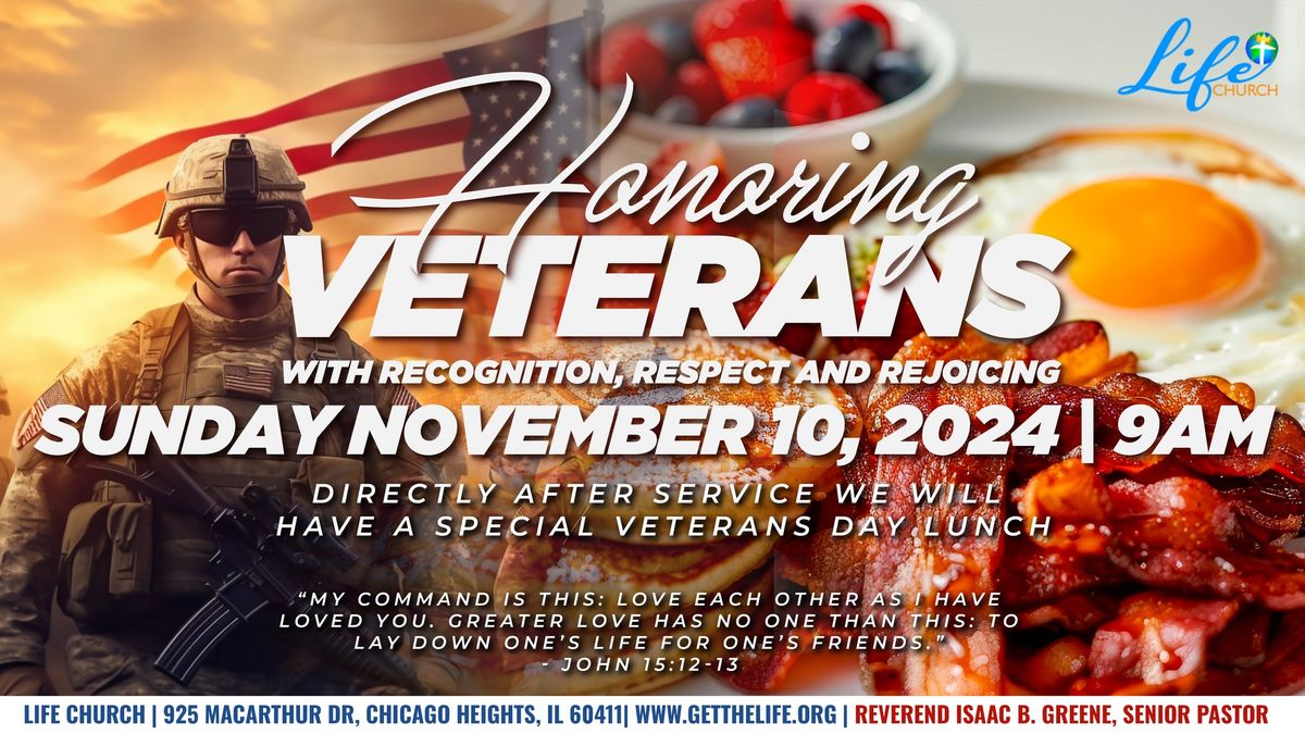 Honoring Veterans With Recognition, Respect and Rejoicing: A Special Veterans Day Lunch