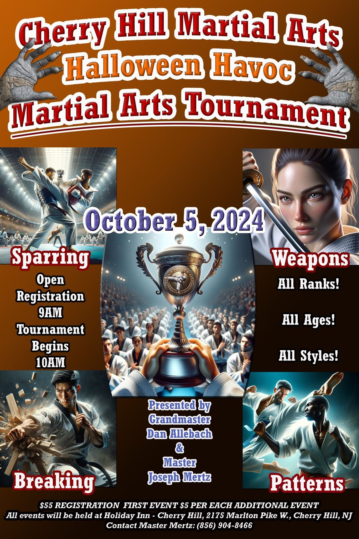 Cherry Hill Martial Arts\nHalloween Havoc Martial Arts Tournament