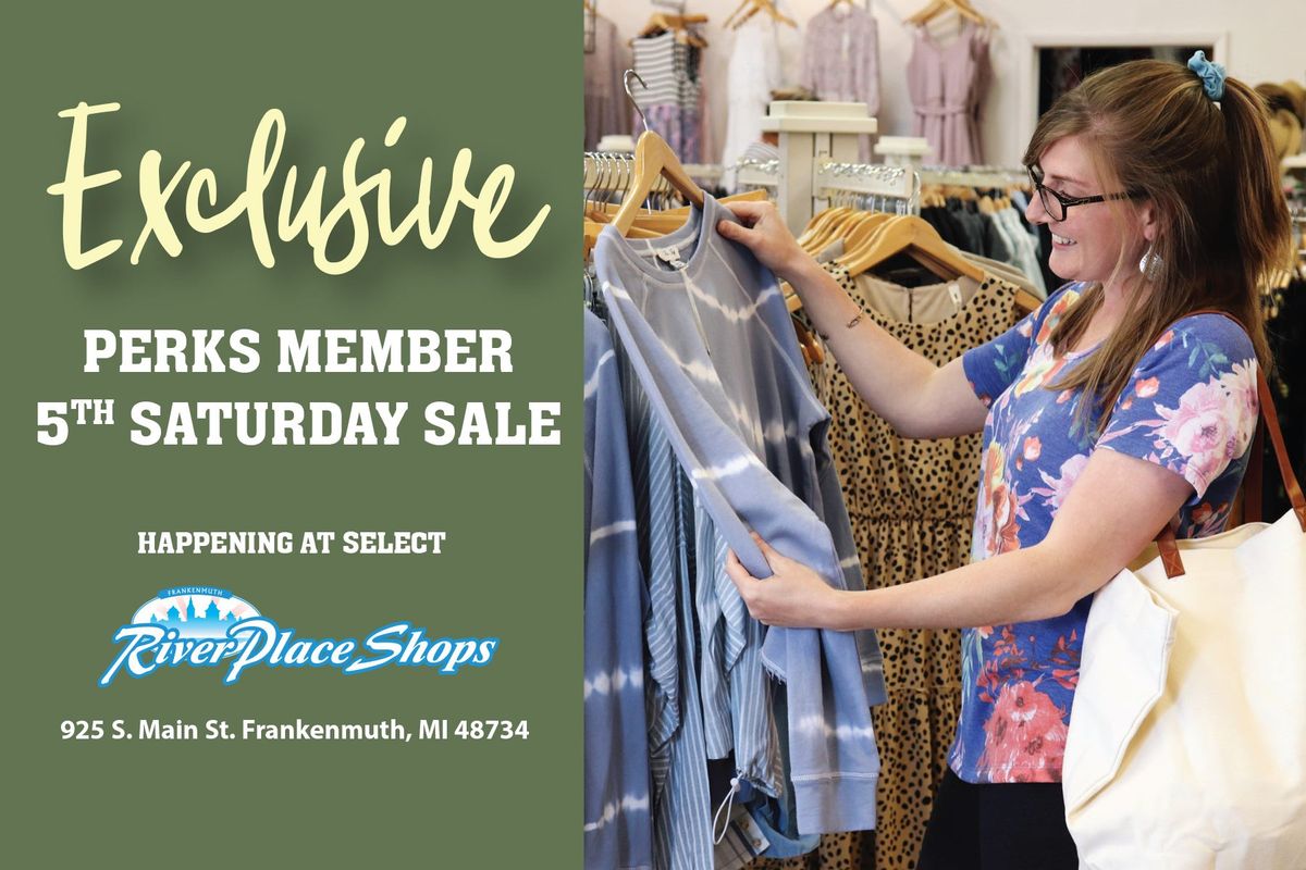 Perks Member 5th Saturday Sale