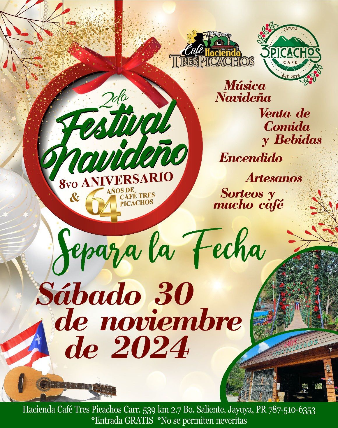 2do Festival Navide\u00f1o y 64 Aniversario de Caf\u00e9 Tres Picachos 