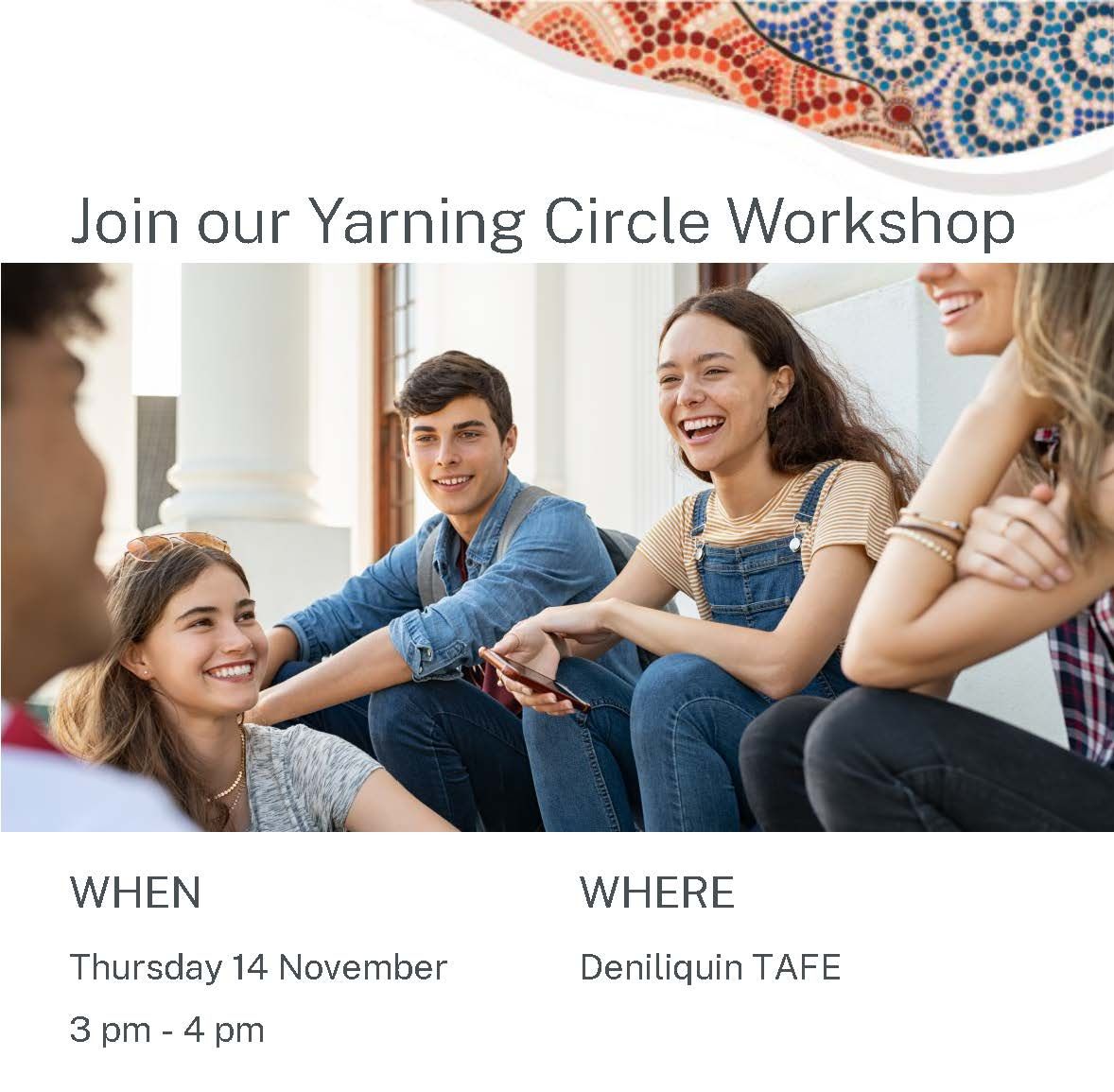 Deniliquin Yarning Circle Workshop