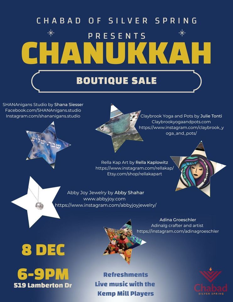 Chanukah Boutique!