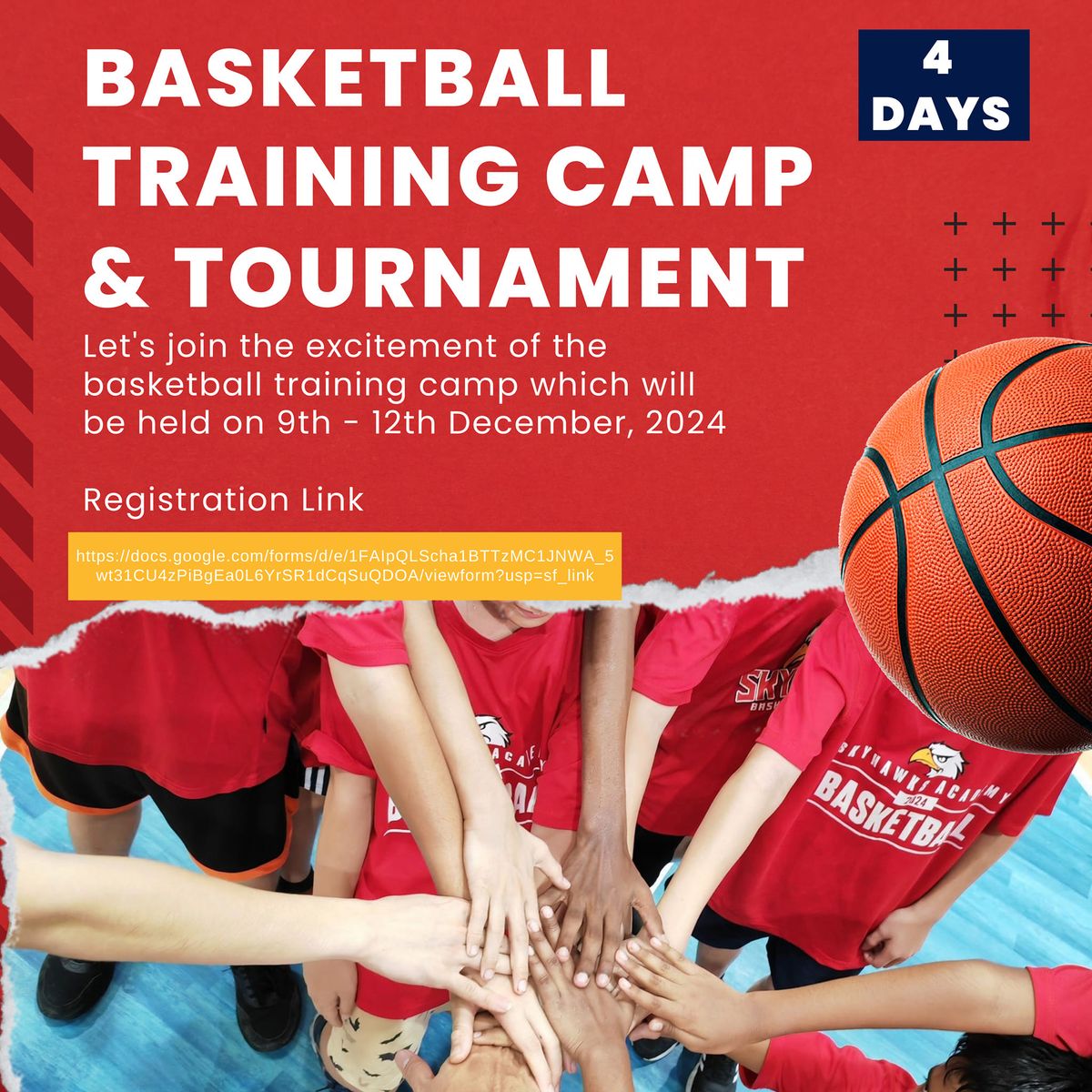 Elevate Your Game with Our Elite 4-Day Basketball Training Camp!