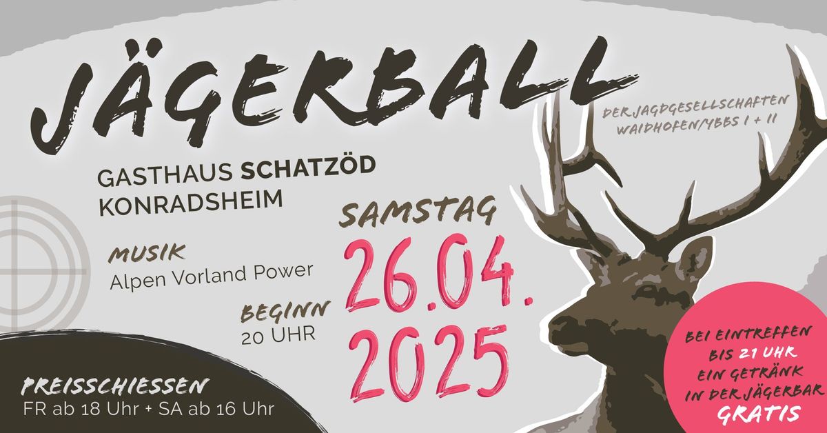 J\u00e4gerball 2025 in Konradsheim