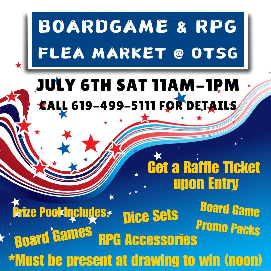 Board Game \/ RPG Flea Market + Raffle!