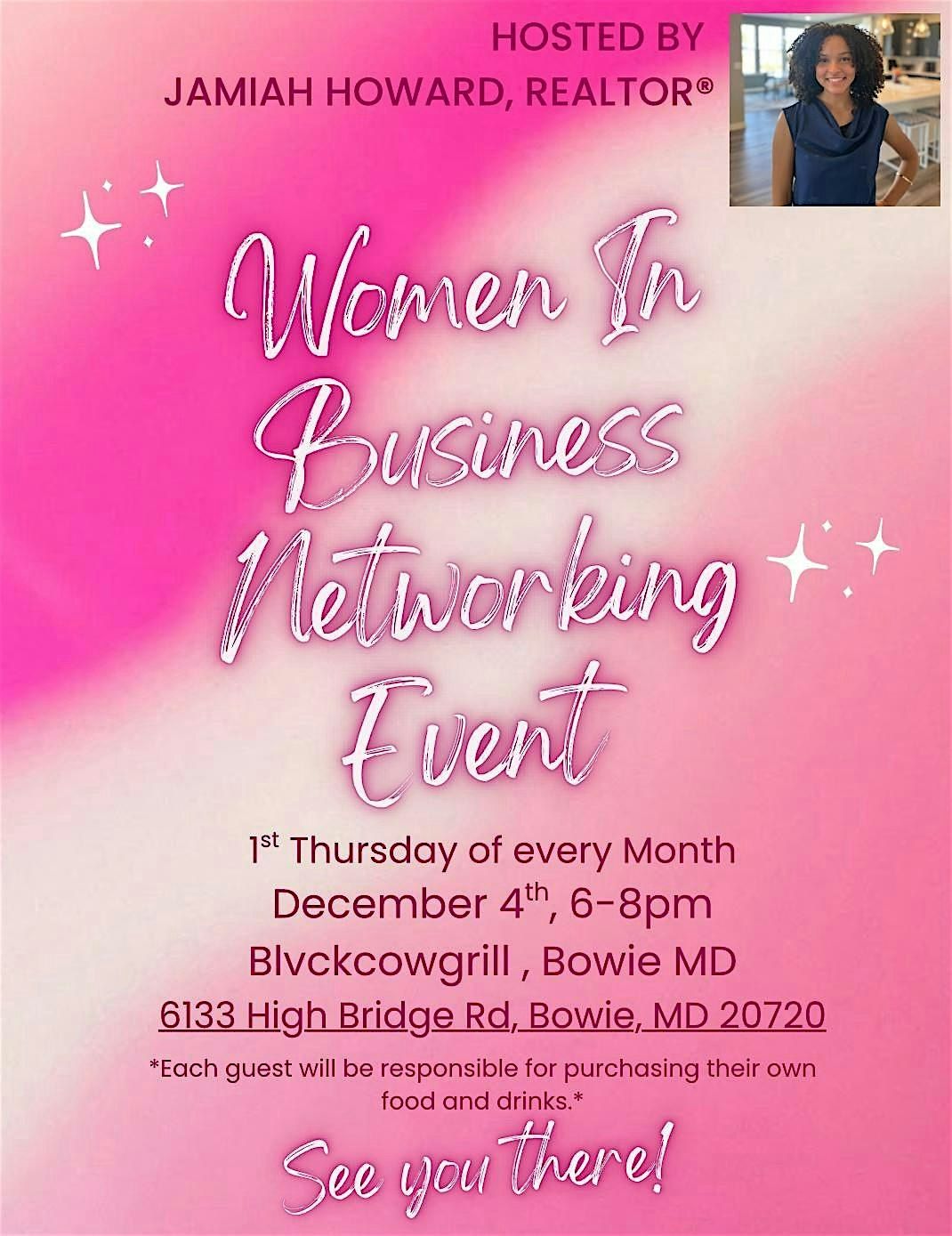 Women in Business Networking- Bowie
