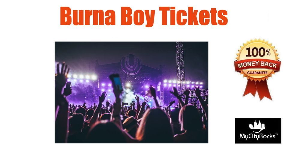 Burna Boy Tickets Washington DC Capital One Arena