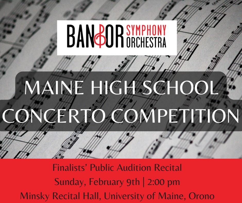 44th Annual Maine High School Concerto Competition