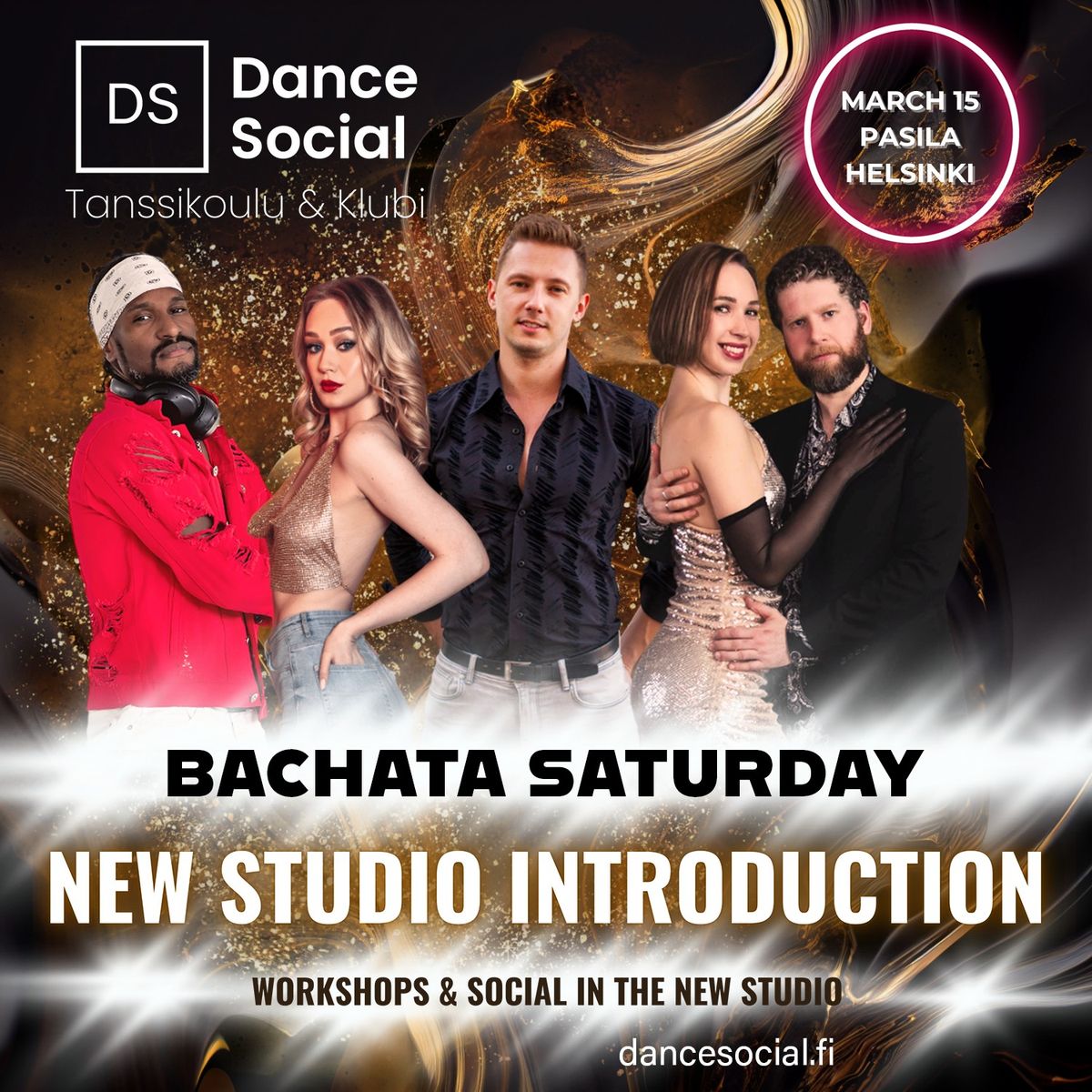 \ud83e\udd42\ud83c\udf7e Bachata Saturday \u2728 New Studio Introduction, March 15 \ud83c\udf8a