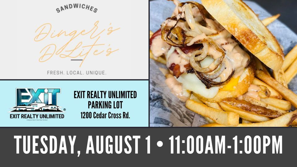 Dingers Dlites Food Truck OnSite!, EXIT Realty Unlimited Dubuque