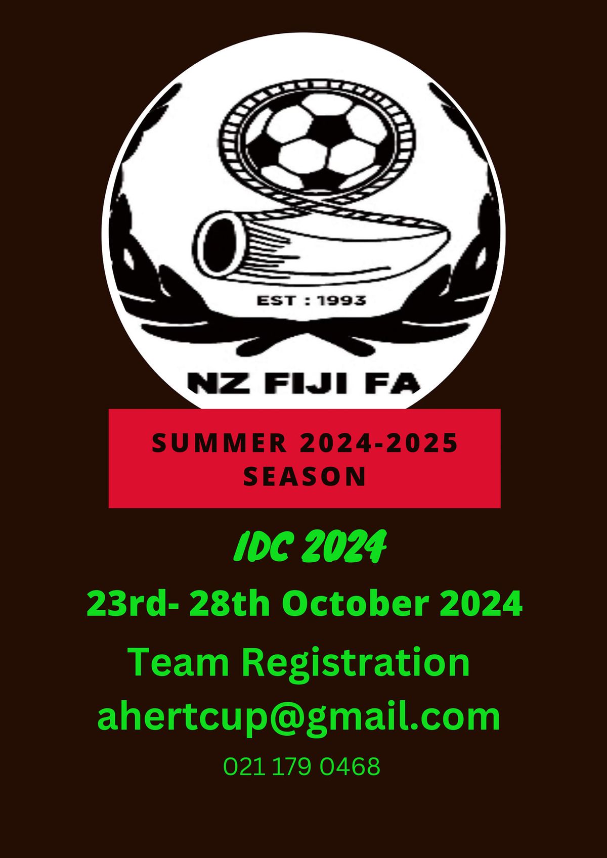 NZ Fiji Fa IDC 2024 Registration