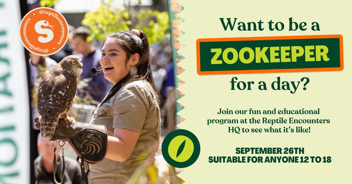 Zookeeper for a Day 12-18yo