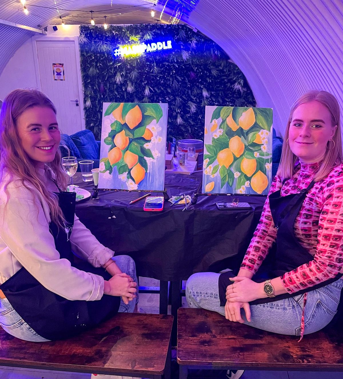 Paint and Sip - Summer Lemons | Revolution Albert Dock