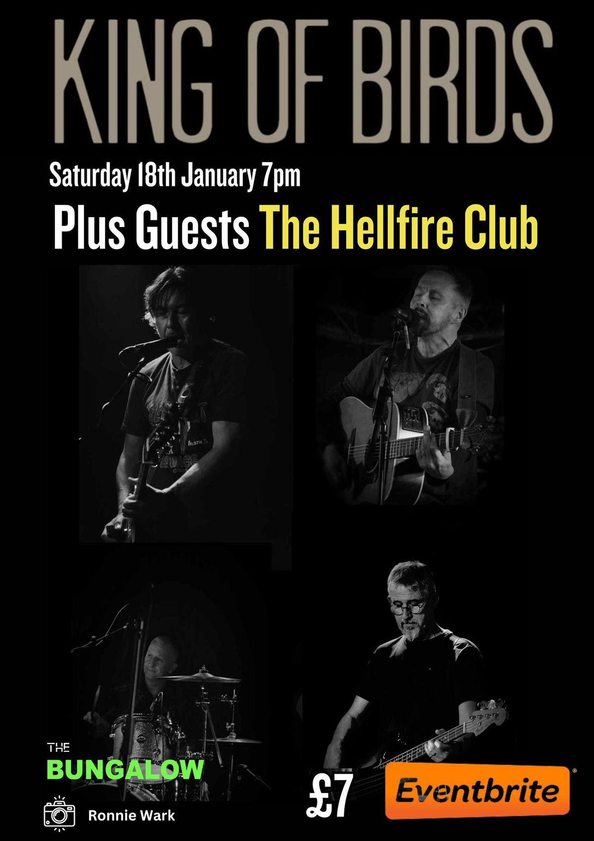 KING OF BIRDS Plus Guests The Hellfire Club