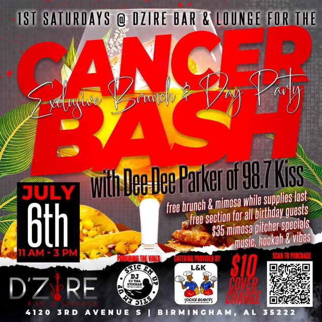 1st Saturdays Cancer Bash