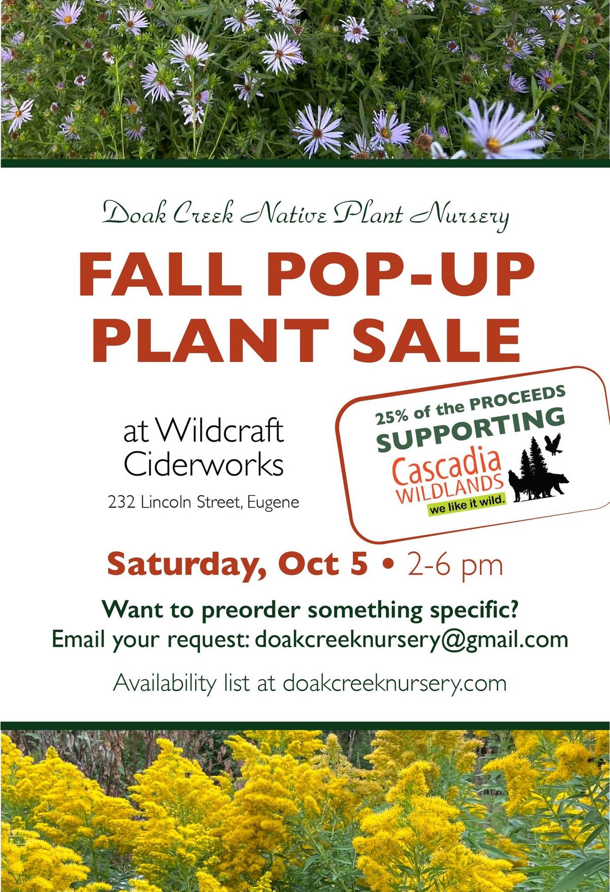 Fall Pop-Up Plant Sale