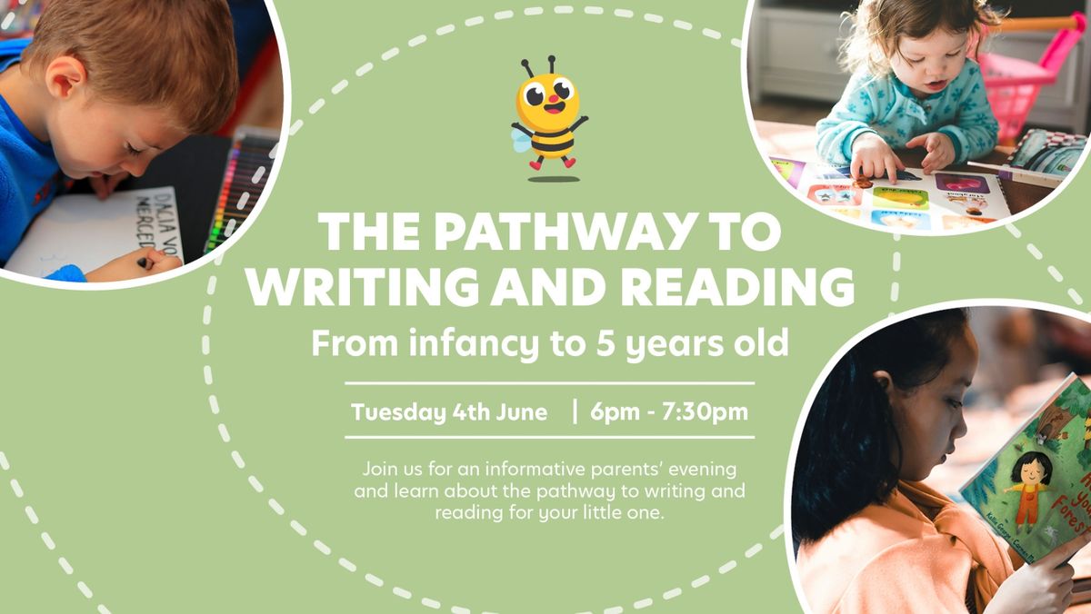 Information Evening "The pathway to writing and reading, from infancy to 5 years old"