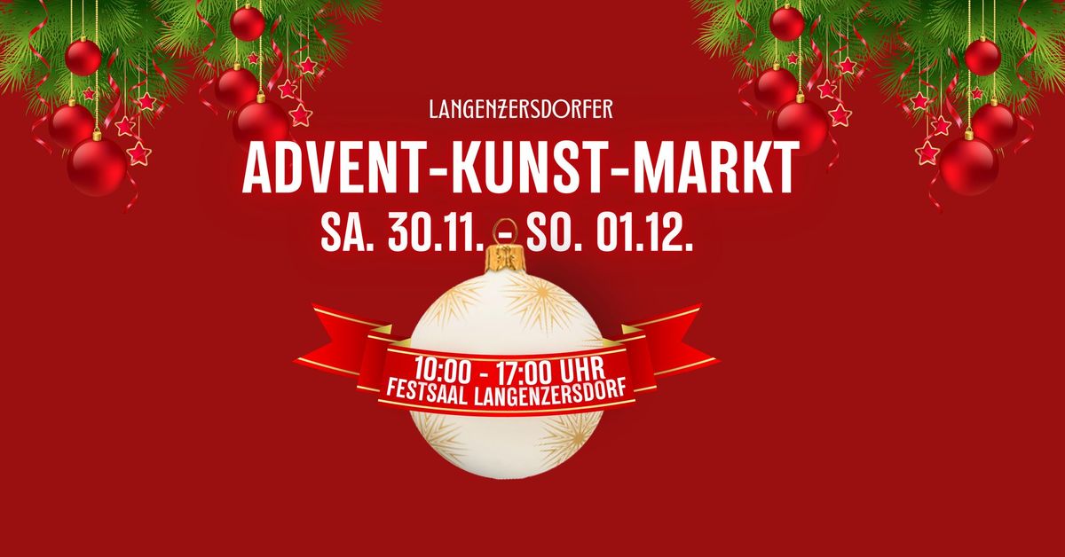 ADVENT-KUNST-MARKT im Festsaal Langenzersdorf \ud83c\udf84\u2728