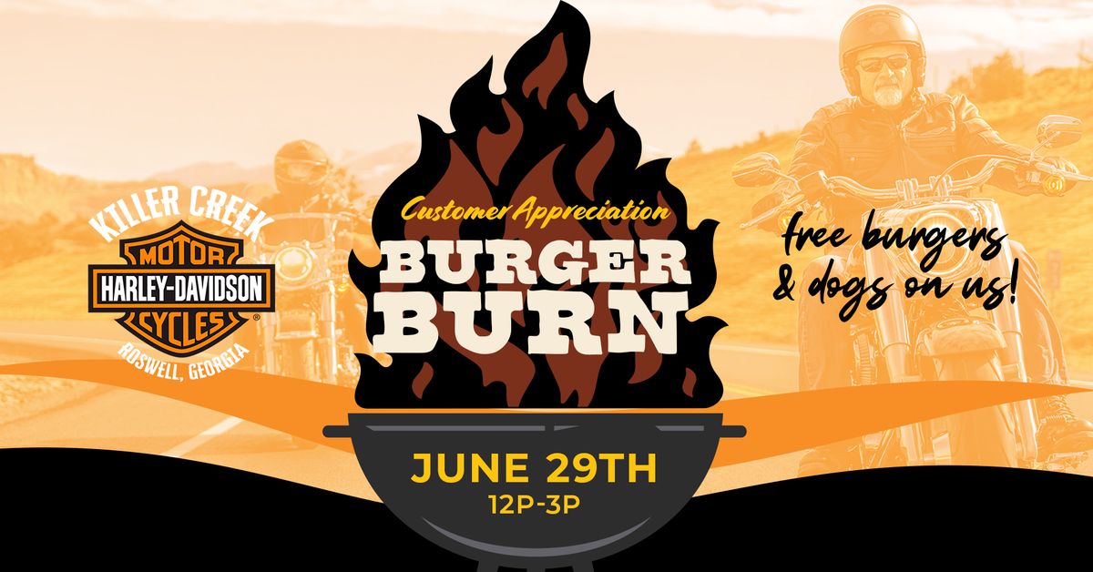 Burger Burn Customer Appreciation
