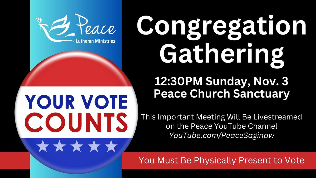 Peace All-Congregation Meeting