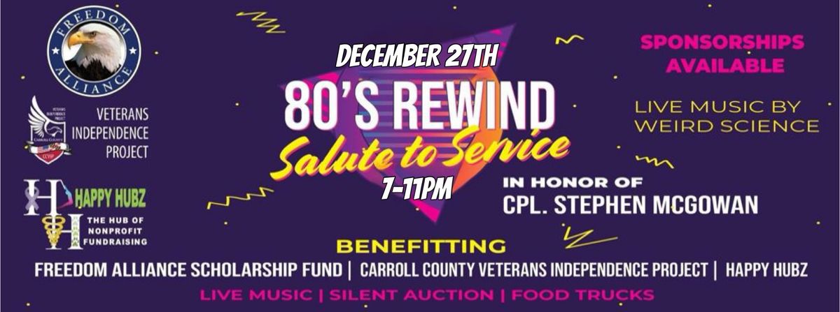 80\u2019s Rewind Salute to Service at Rockwell Brewery Riverside 