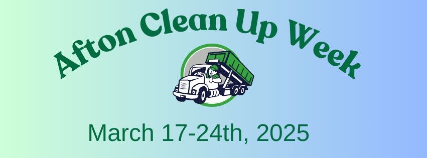 Afton Clean Up Week