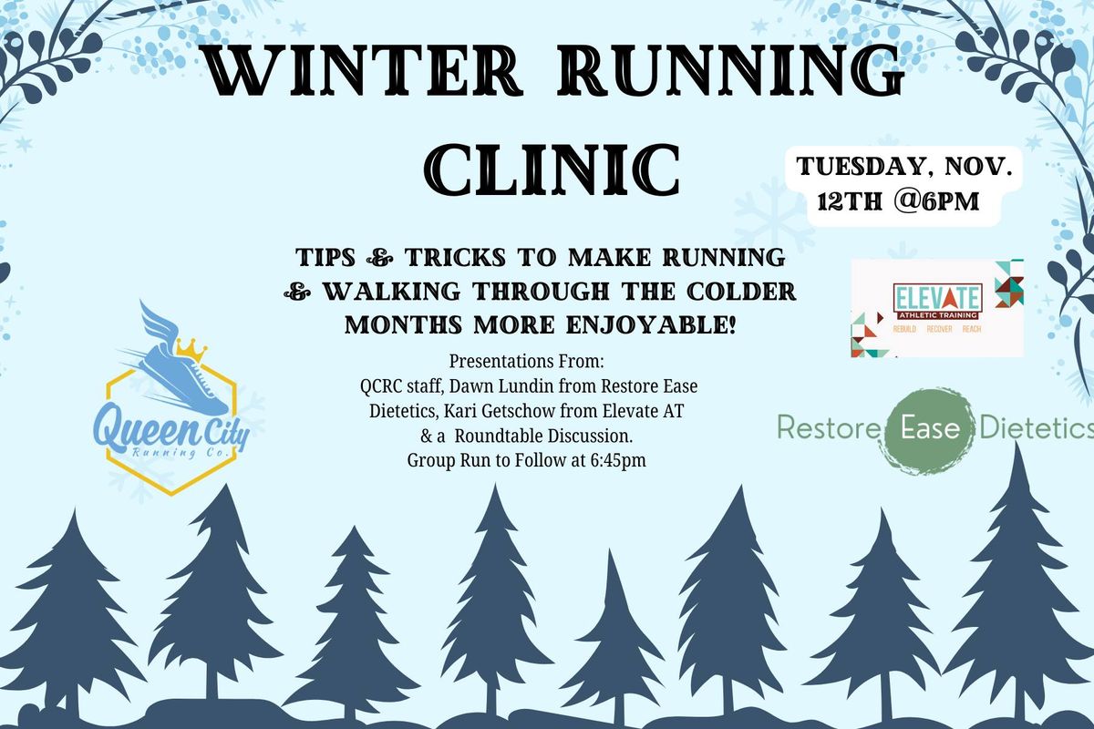 Winter Running Clinic and Group Run 