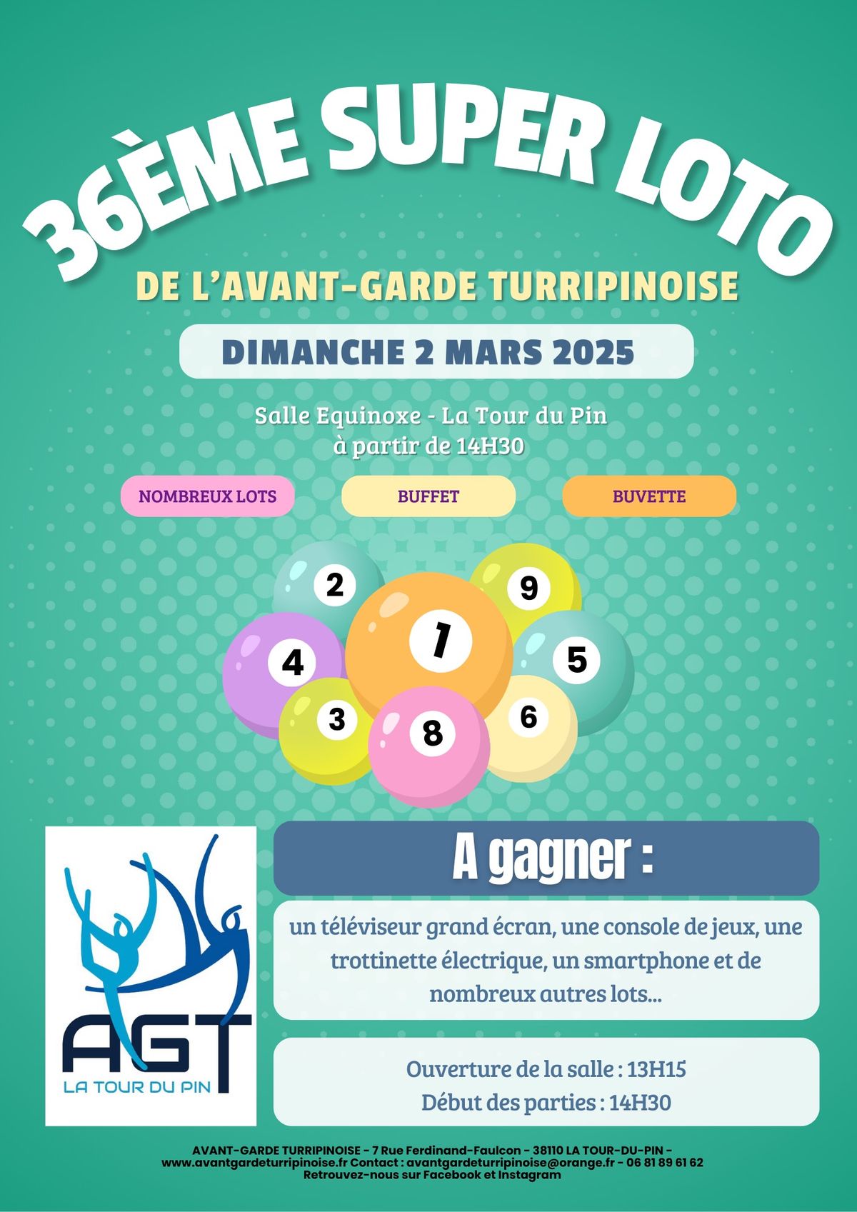 36\u00e8me Super Loto de l\u2019Avant-Garde Turripinoise 