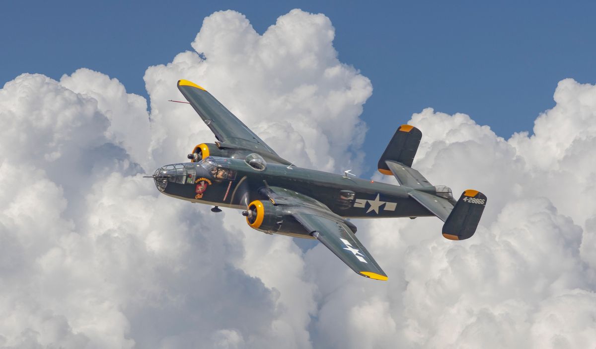 B-25 Rides at Marysville Food Truck Fly-In (KMRT)