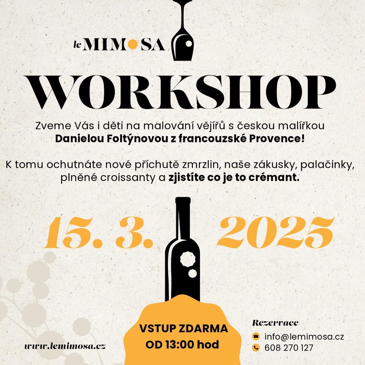 Le Mimosa - Workshop s Danielou Folt\u00fdnovou