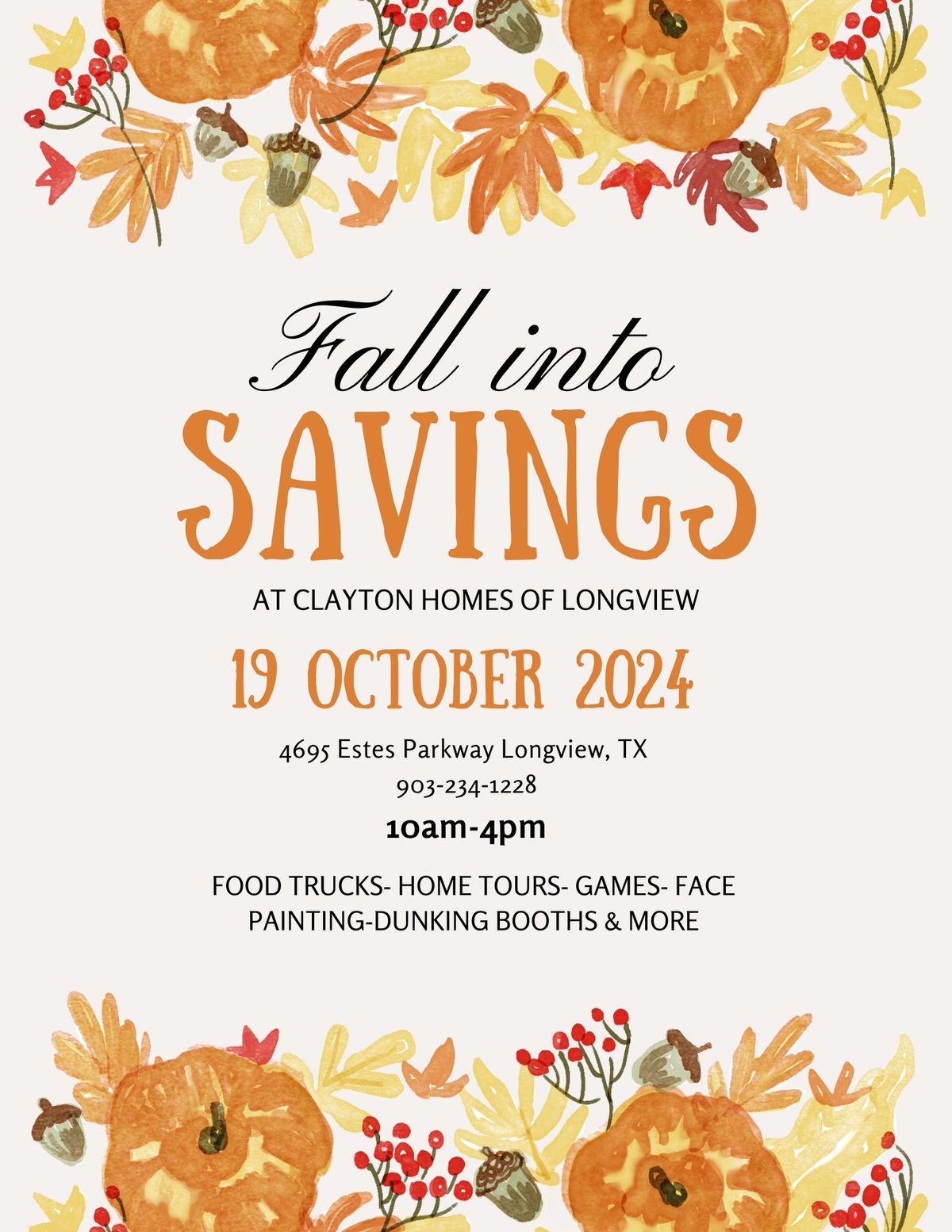 Fall Into Savings Fest