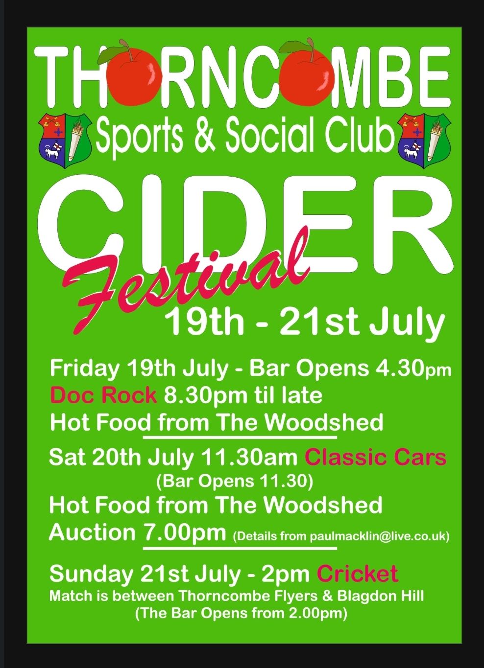 TSSC Cider Festival  2024