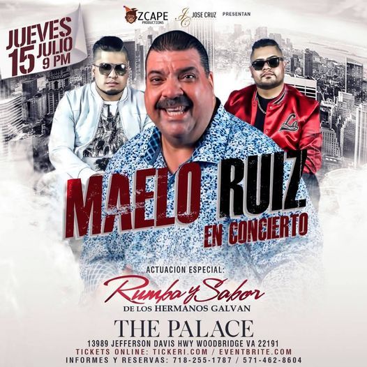 Maelo Ruiz En Concierto - The Palace Night Club