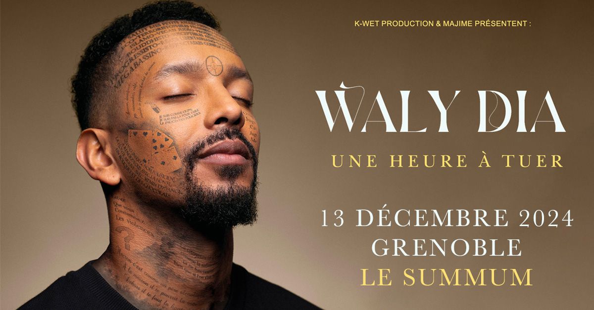 WALY DIA \u2022 Summum, Grenoble \u2022 Vendredi 13 d\u00e9cembre 2024