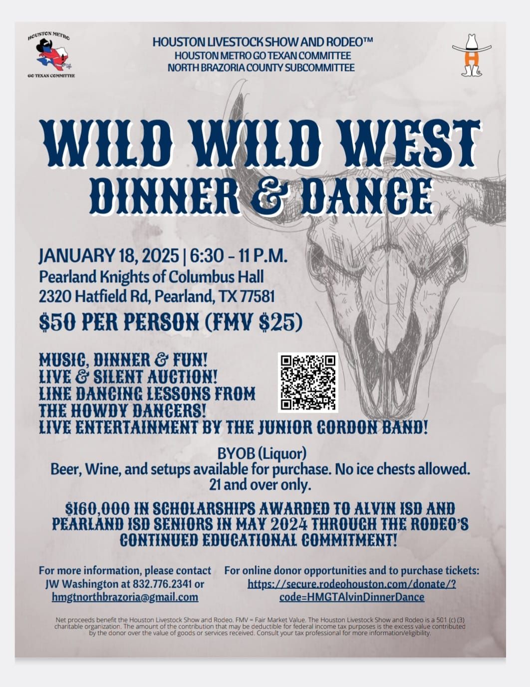 North Brazoria County Houston Metro Go Texan Dinner Dance