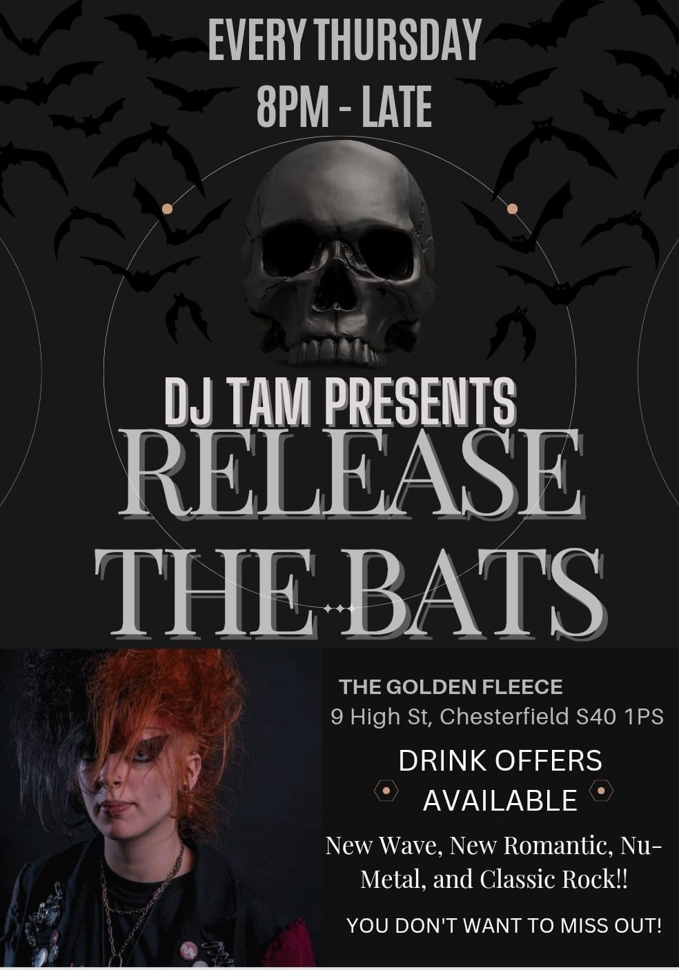 DJ Tam's Release The Bats (Alternative Night)