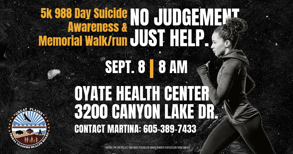 5k 988 Day Suicide Awareness & Memorial Walk\/Run