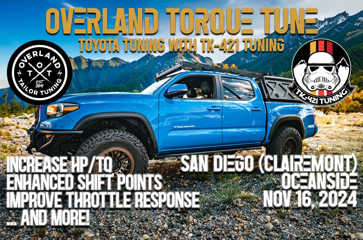 San Diego (Oceanside) 11\/16\/24 - Tacoma\/Tundra\/4Runner\/FJ\/GX - OTT Tune Day