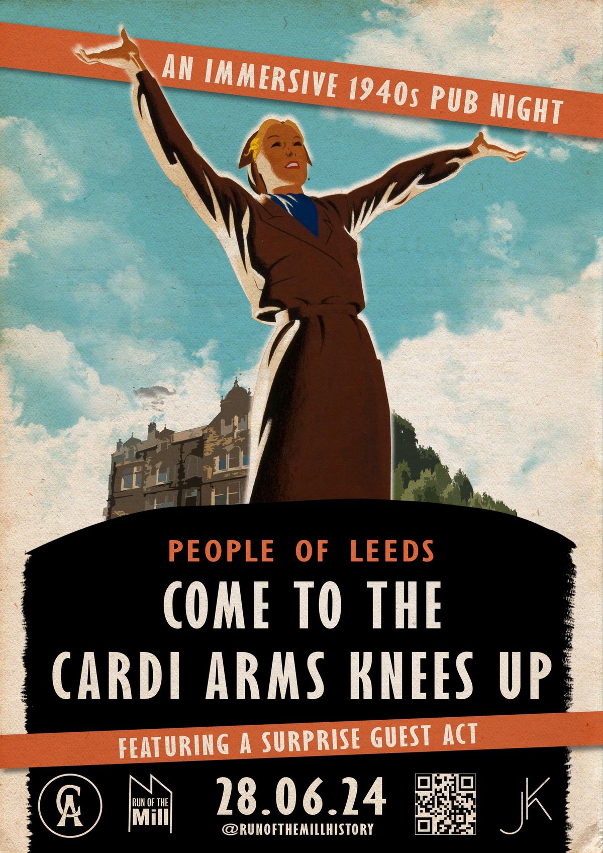 The Cardi Arms Knees Up