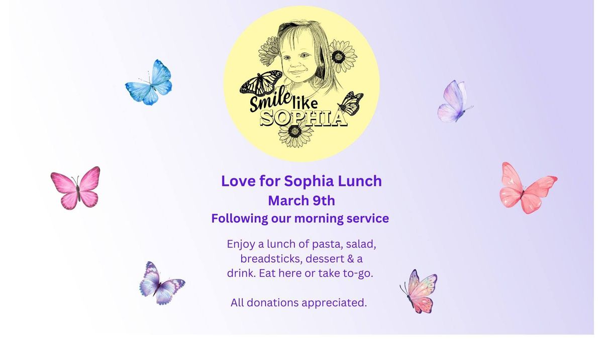 Love For Sophia Benefit Lunch