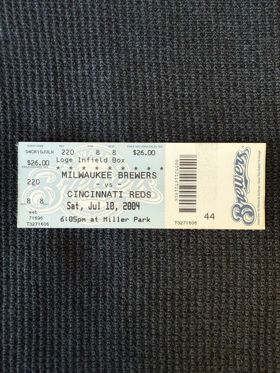 Milwaukee Brewers at Cincinnati Reds at Great American Ball Park