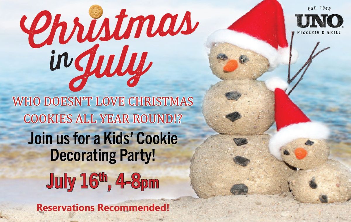 Christmas in July Kids Event
