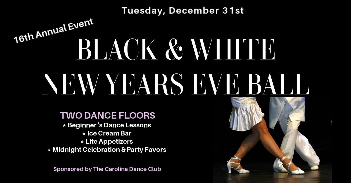 New Years Eve Black and White Ball