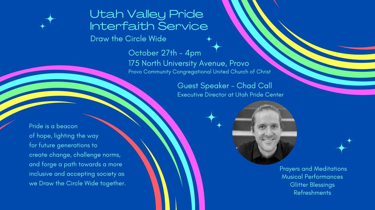 Utah Valley Pride Interfaith Service - Draw the Circle Wide