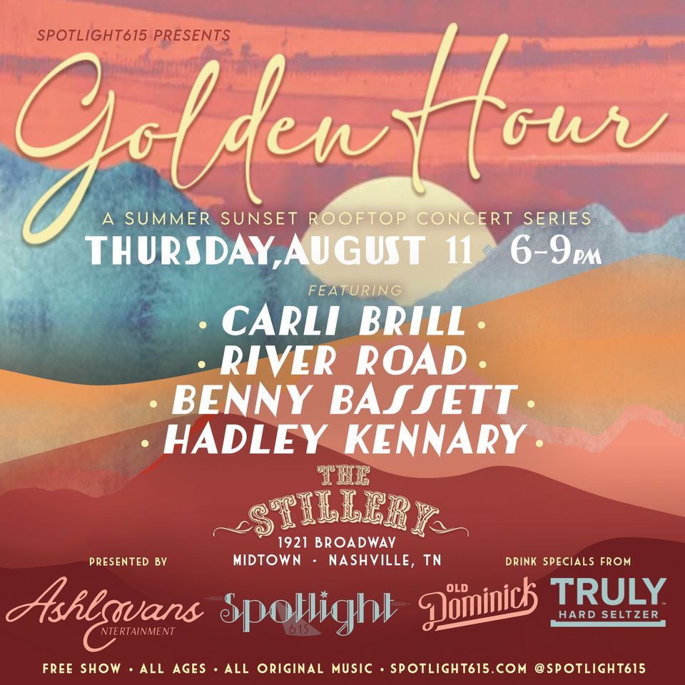 Spotlight615 Golden Hour at The Stillery (Midtown Rooftop Nashville
